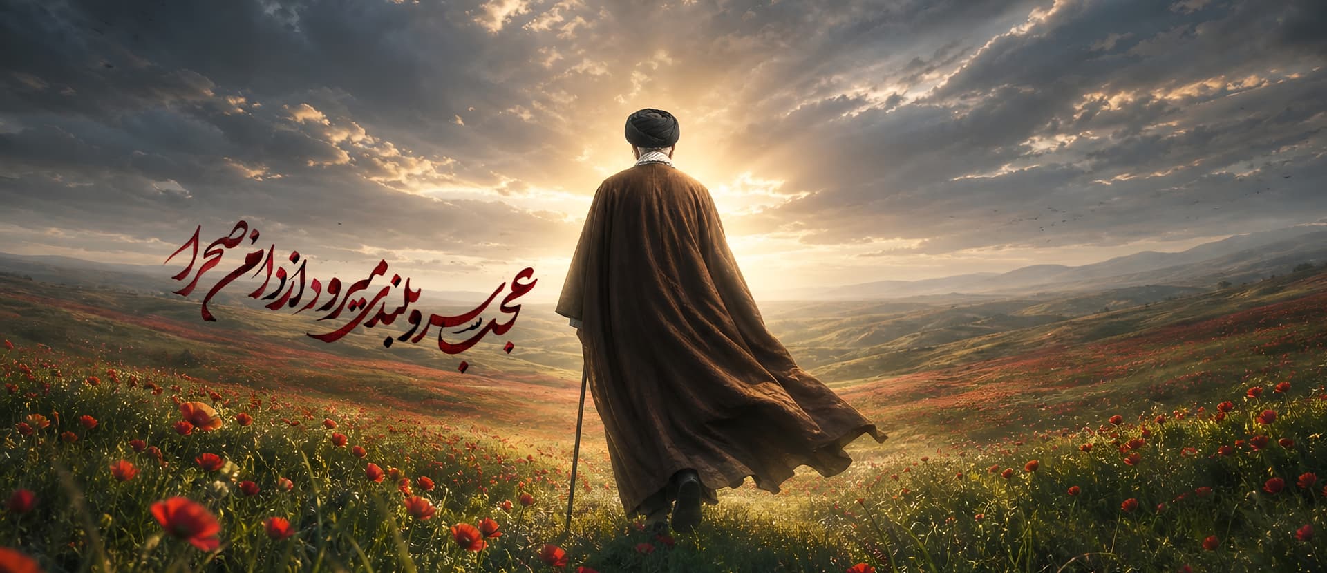 دیوارنگاره سرو بلند