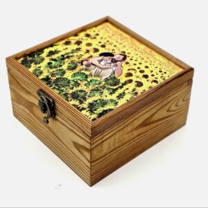 جعبه چوبی 10*10